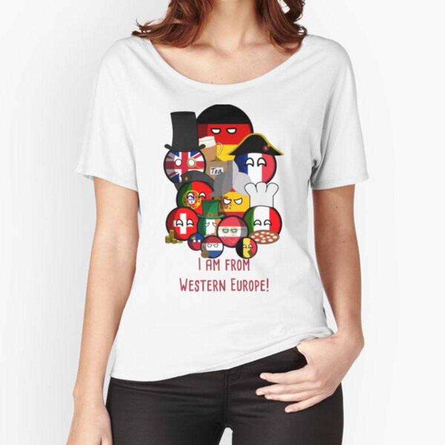 I am from Western Europe! Countryball Relaxed Fit T-Shirt