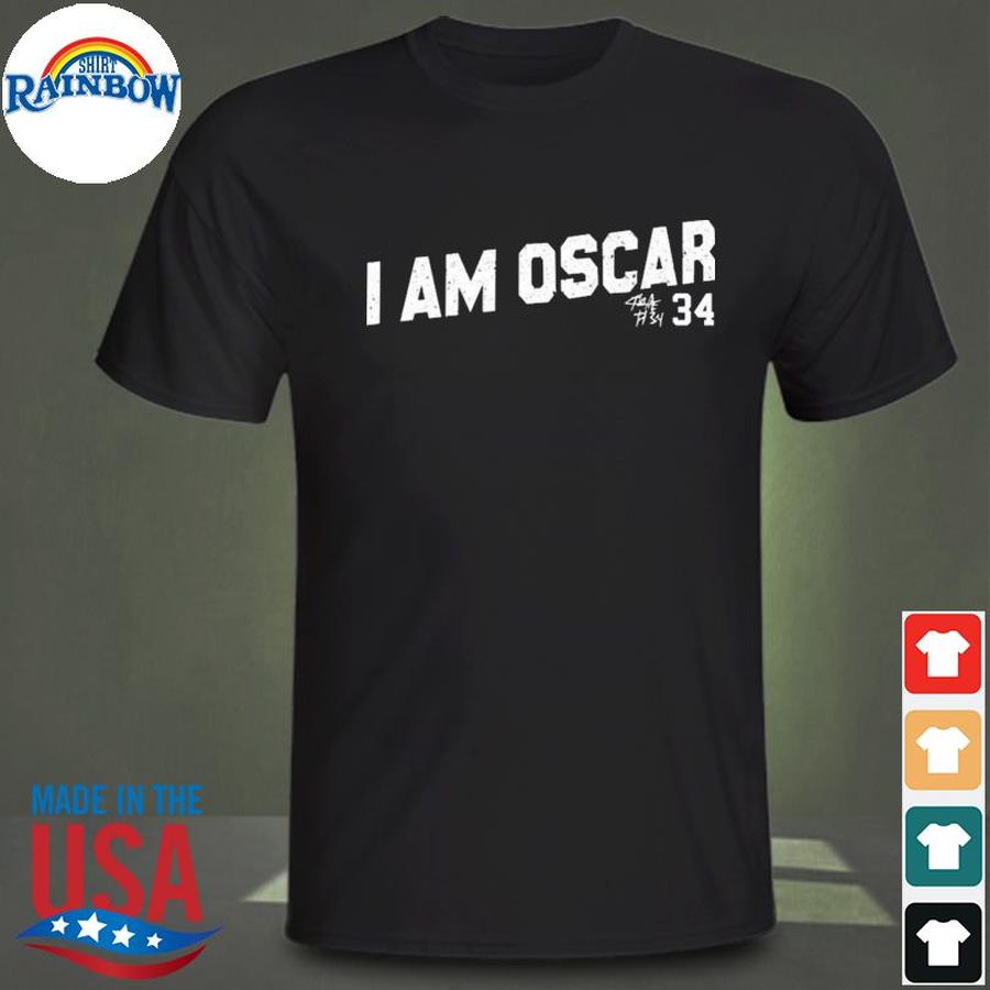I am oscar 34 royal shirt