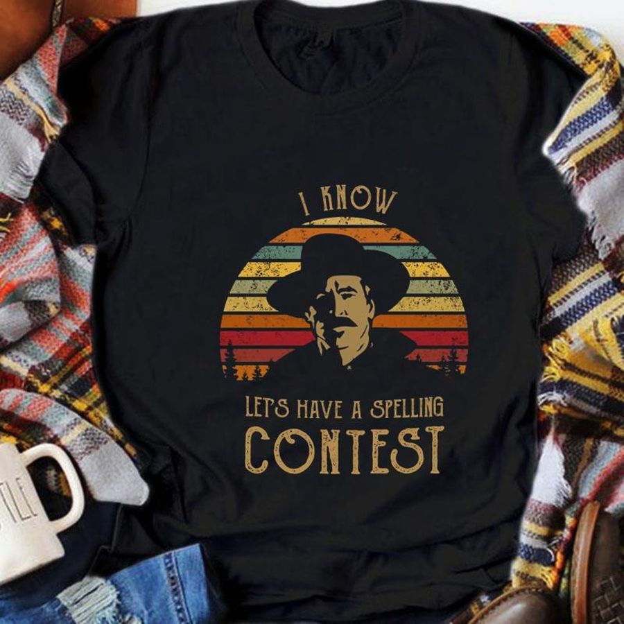 I Know Let'S Have A Spelling Contest Vintage T Shirt