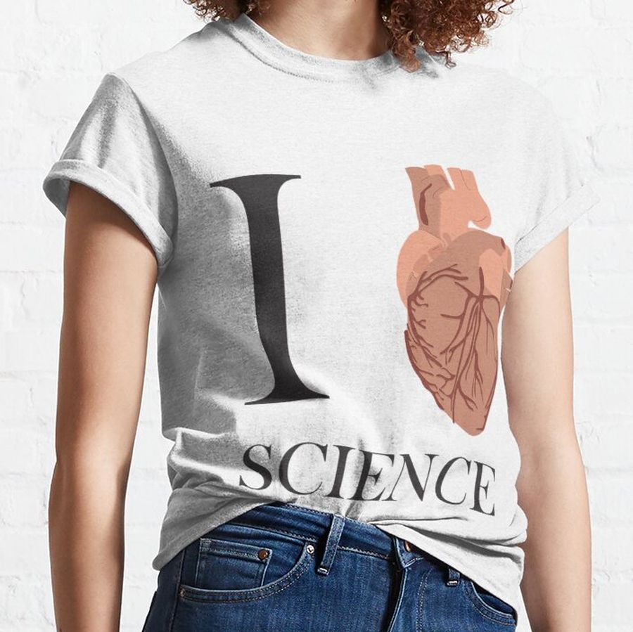 I Love Heart Science - Biology Teacher Medicine Classic T-Shirt