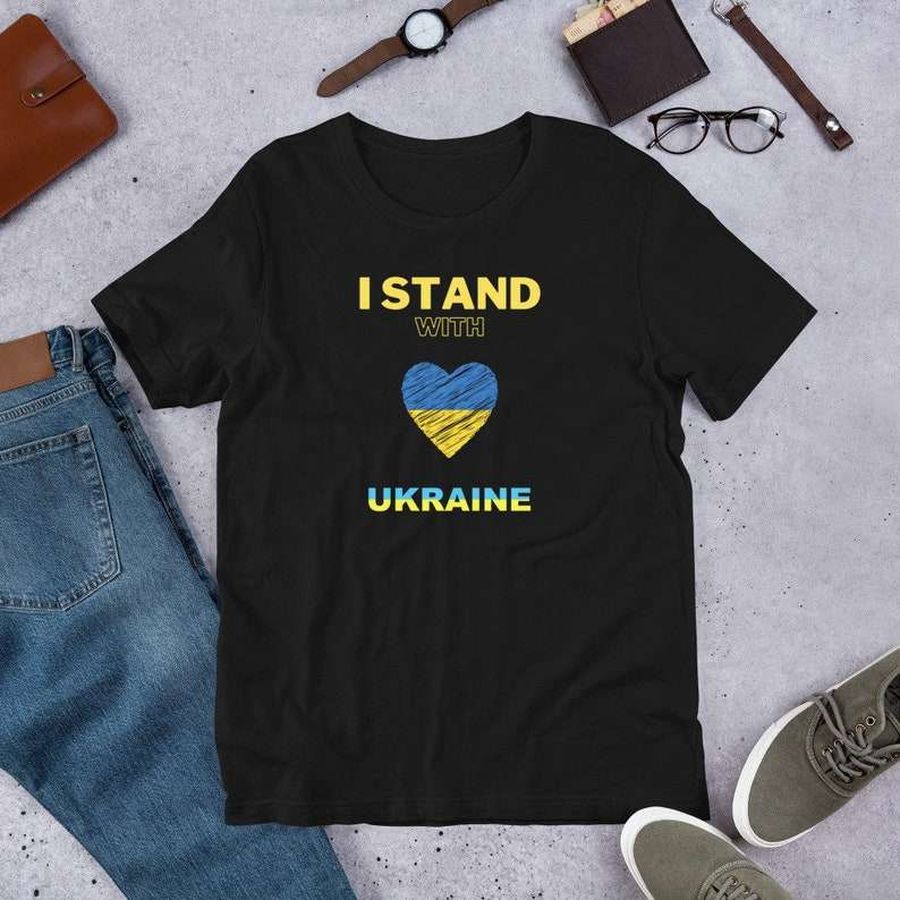 I Stand With Ukraine T Shirt Anti Putin