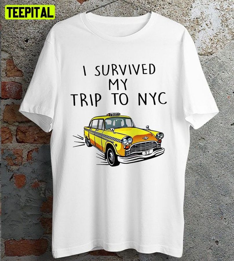 I Survived My Trip To Nyc Retro Design T Shirt