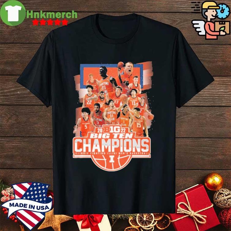 Illinois Fighting Illini 2022 Big ten Champions shirt