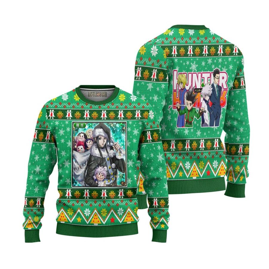 Illumi Zoldyck Anime Ugly Christmas Sweater Hunter x Hunter Xmas Gift