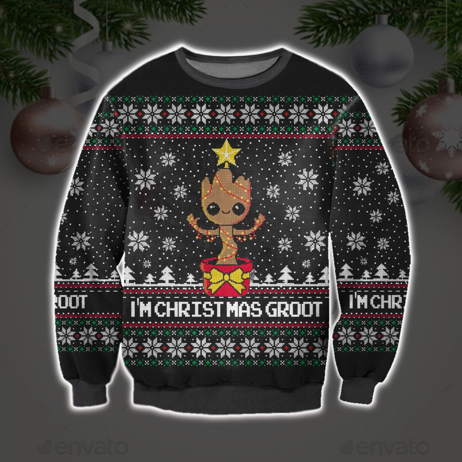 i'm Christmas Groot Ugly Sweater.png