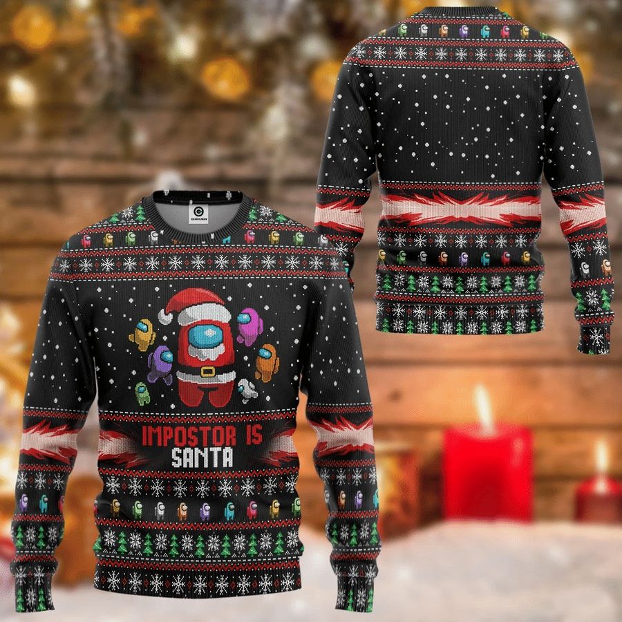 Impostor Is Santa Ugly Christmas Sweater