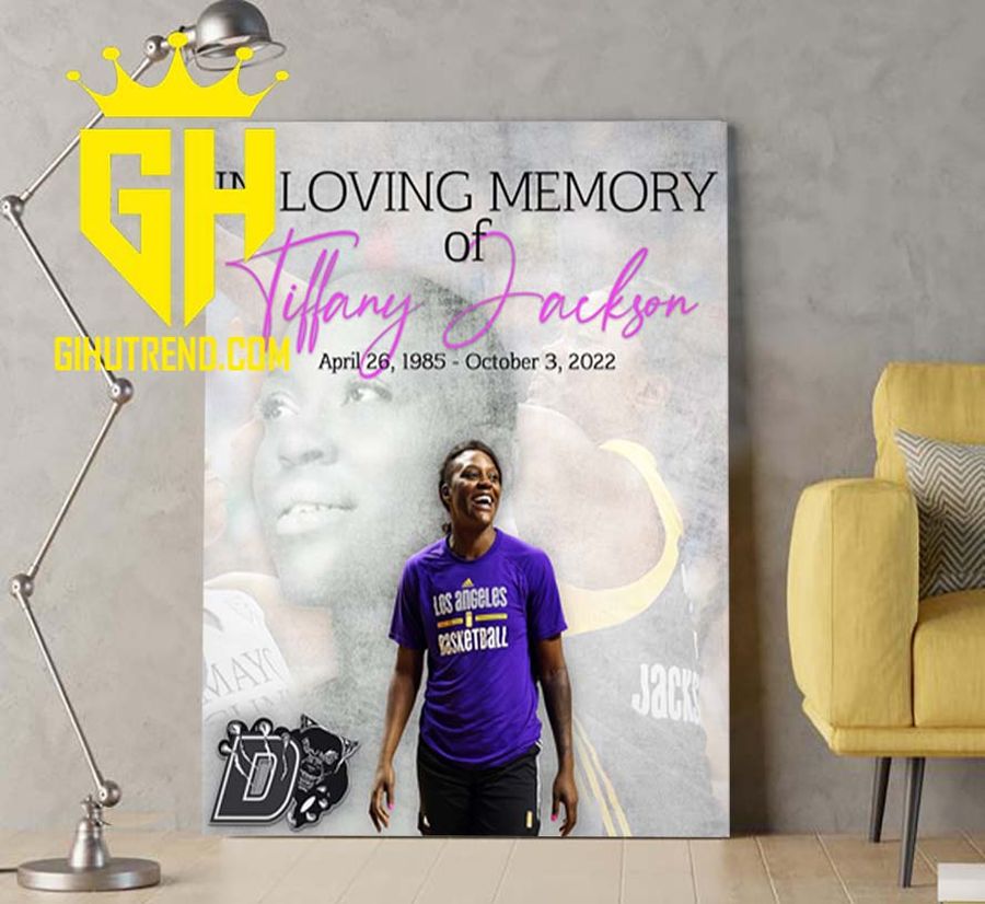 In Loving Memory Of Tiffany Jackson 1985 2022 Poster Canvas