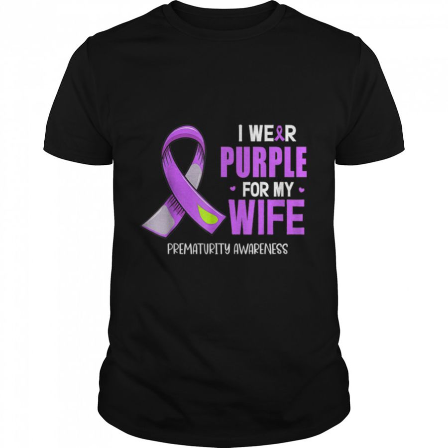 In November We Wear Purple Pancreatic Cancer Awareness T-Shirt B09JW4TN4Y