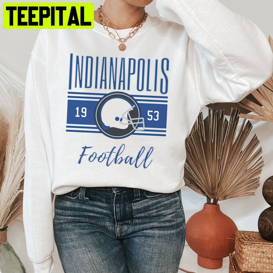 Indianapolis Football Retro Vintage Ind Trending Unisex Sweatshirt