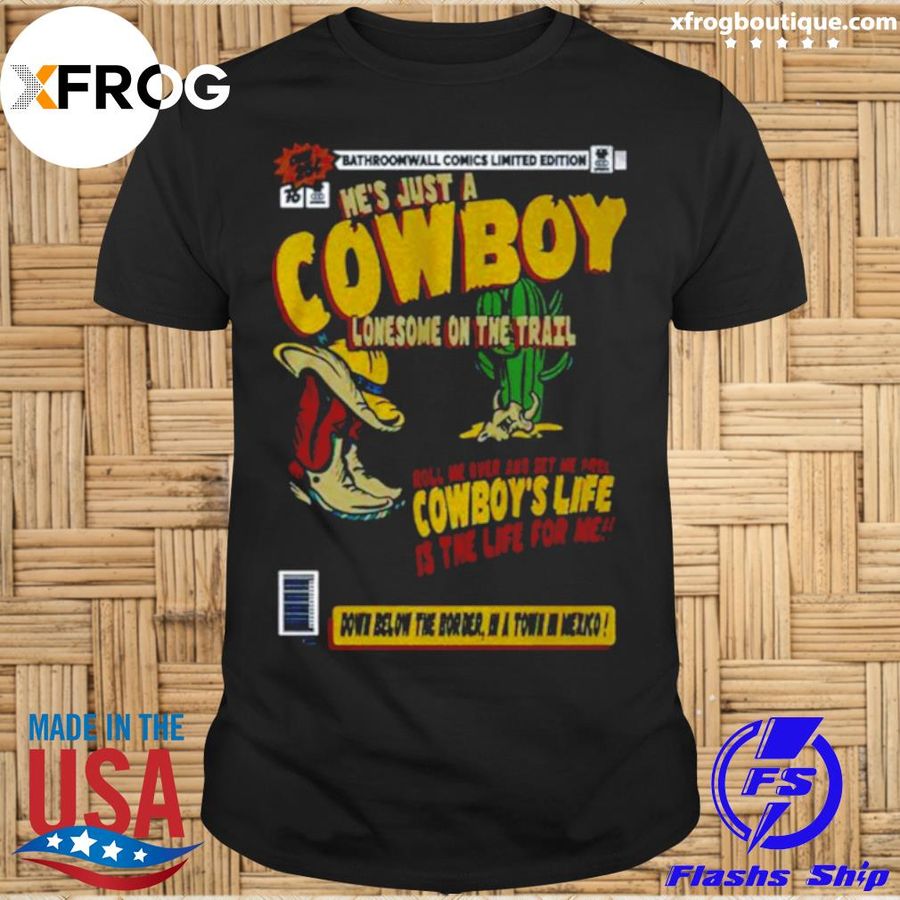 Inspired He’S Just A Cowboy Song Thin Lizzy Shirt