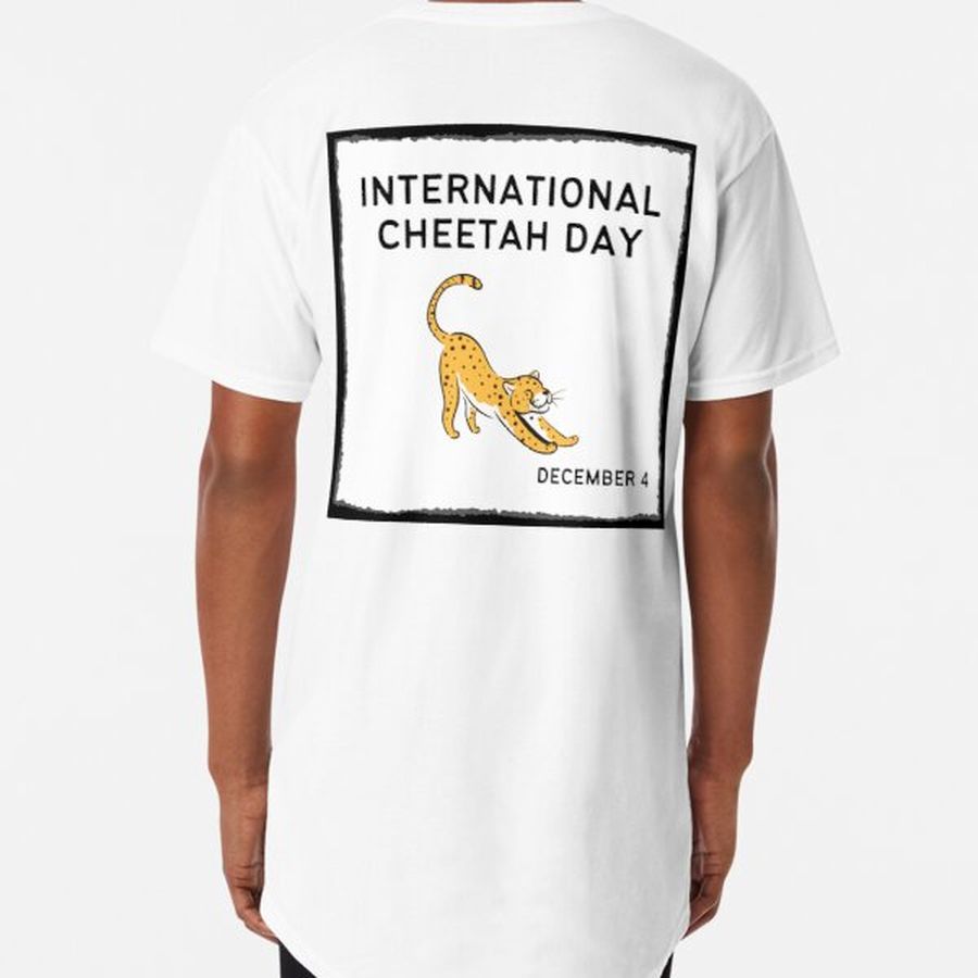International Cheetah Day, December 4, Cheetah Day  Long T-Shirt