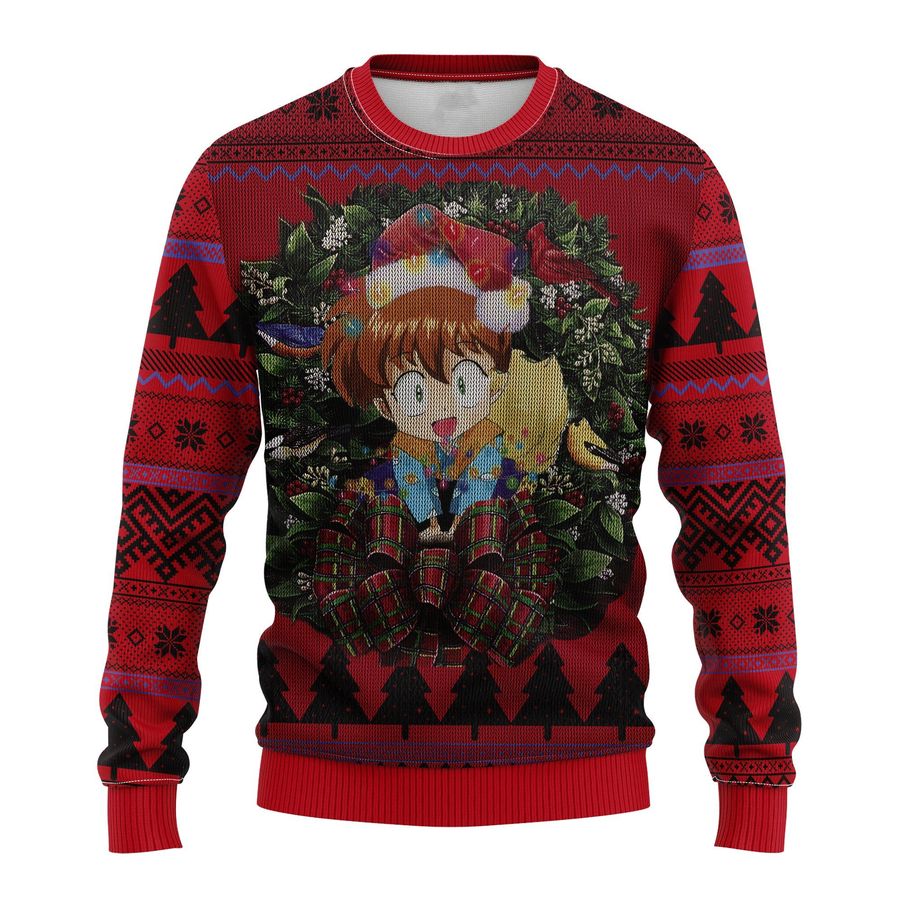 Inuyasha Anime Shippo 8 Ugly Sweater Gifts, Inuyasha Anime Gift Fan Ugly Sweater