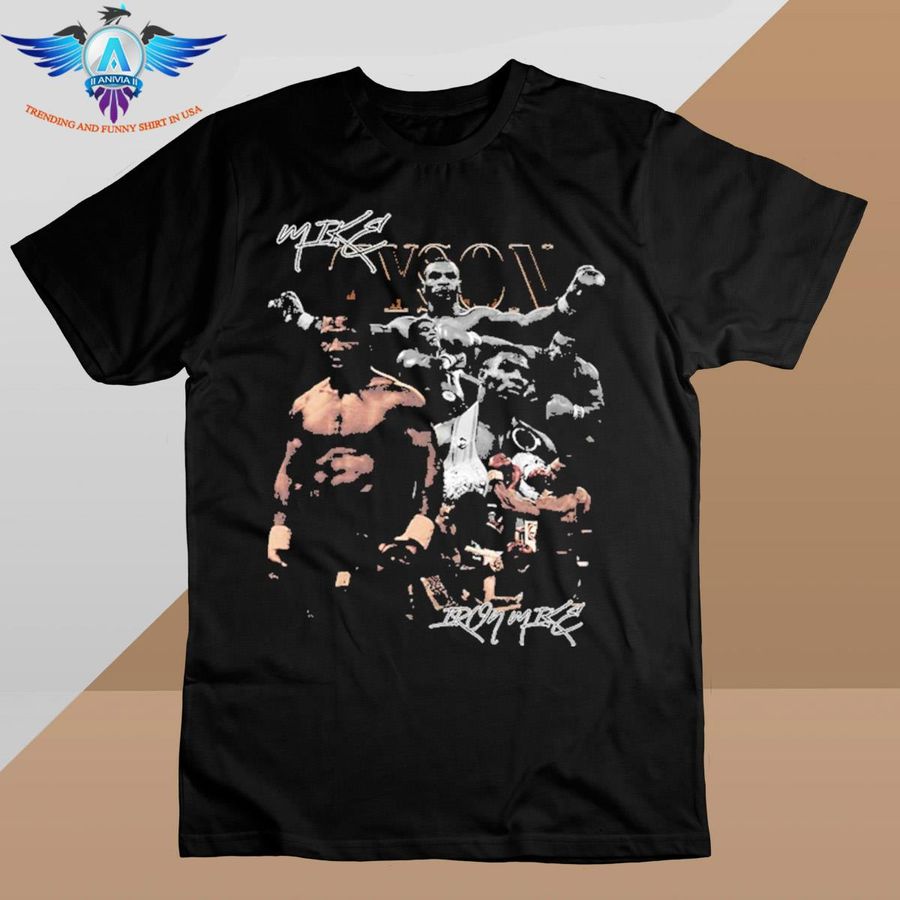 Iron Mike Tyson signature on new design shirt