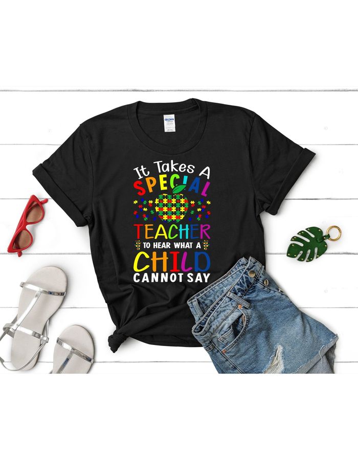 It Takes A Special Teacher To Hear What A Child Cannot Halloween Shirt