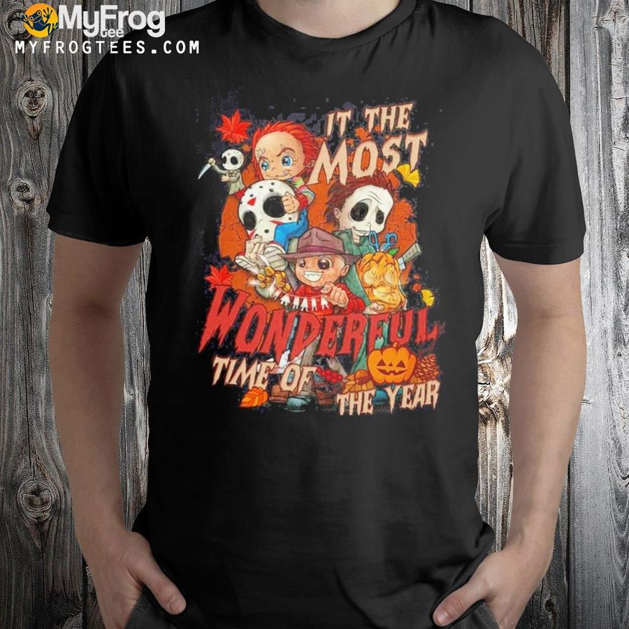 It the most wonderful time of the year halloween horror shirt