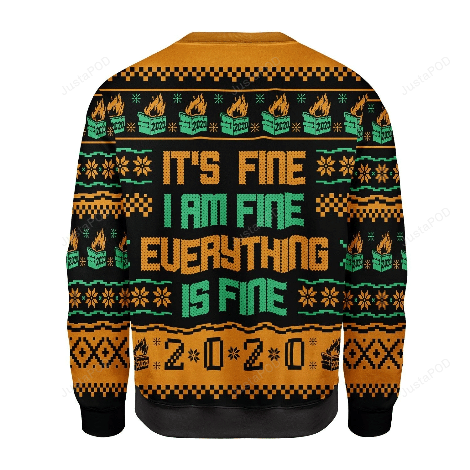 It's Fine I Am Fine Everything Is Fine 2020 Ugly Christmas Sweater, All Over Print Sweatshirt, Ugly Sweater, Christmas Sweaters, Hoodie, Sweater.png