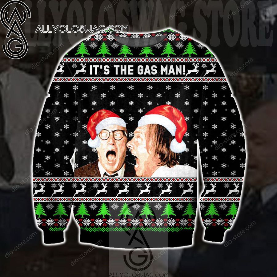 It's The Gas Man Knitting Pattern Ugly Christmas Sweater