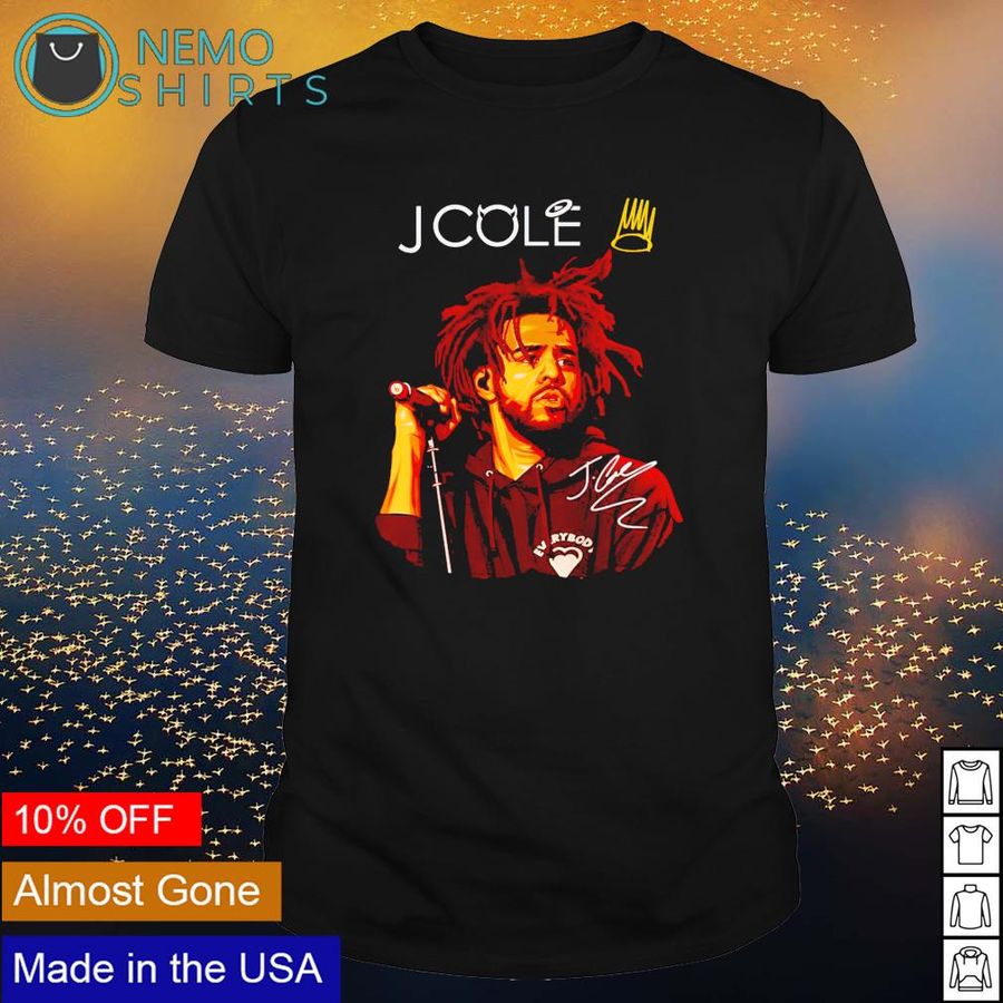 J Cole signature shirt