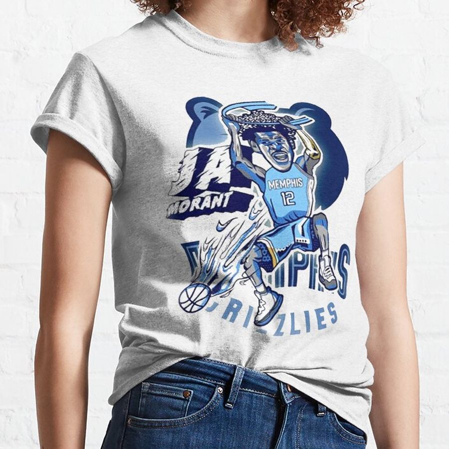 JA Basketball Catoon Funny  Classic T-Shirt