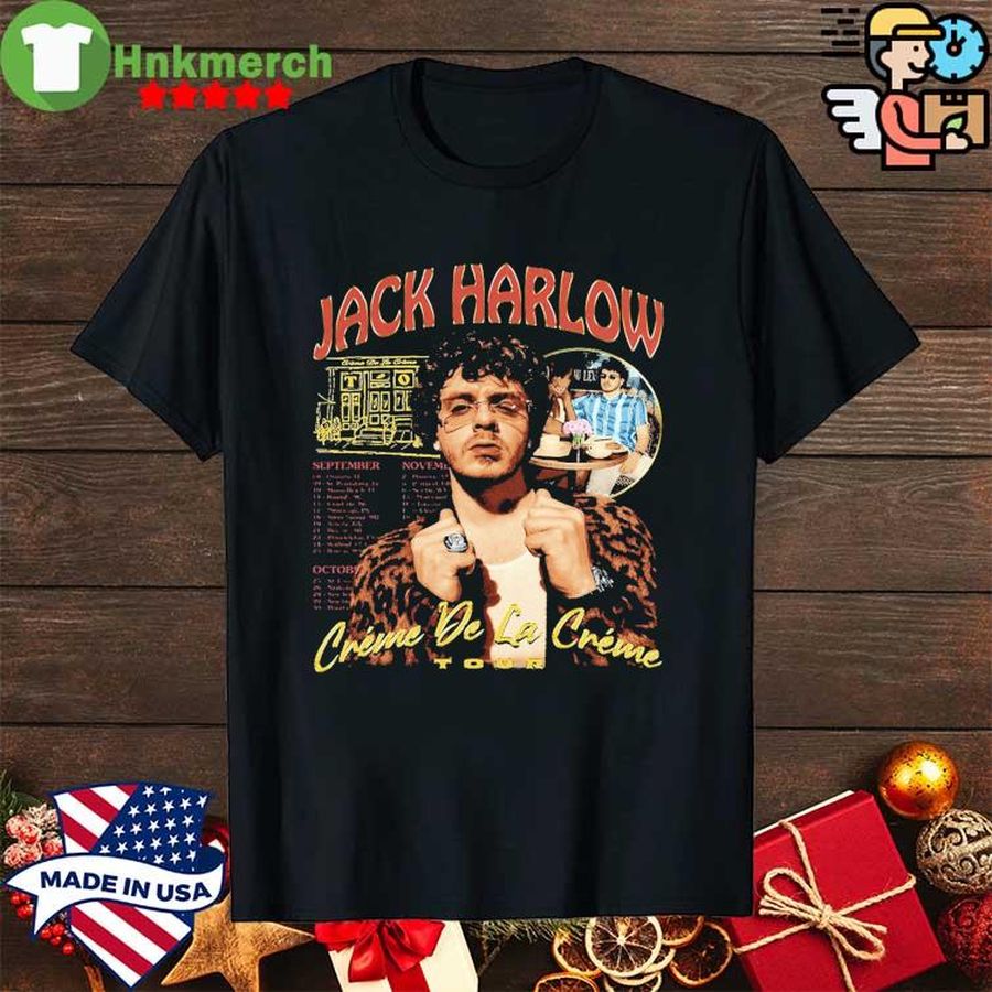 Jack Harlow 2021 Crème De La Casual Tour shirt