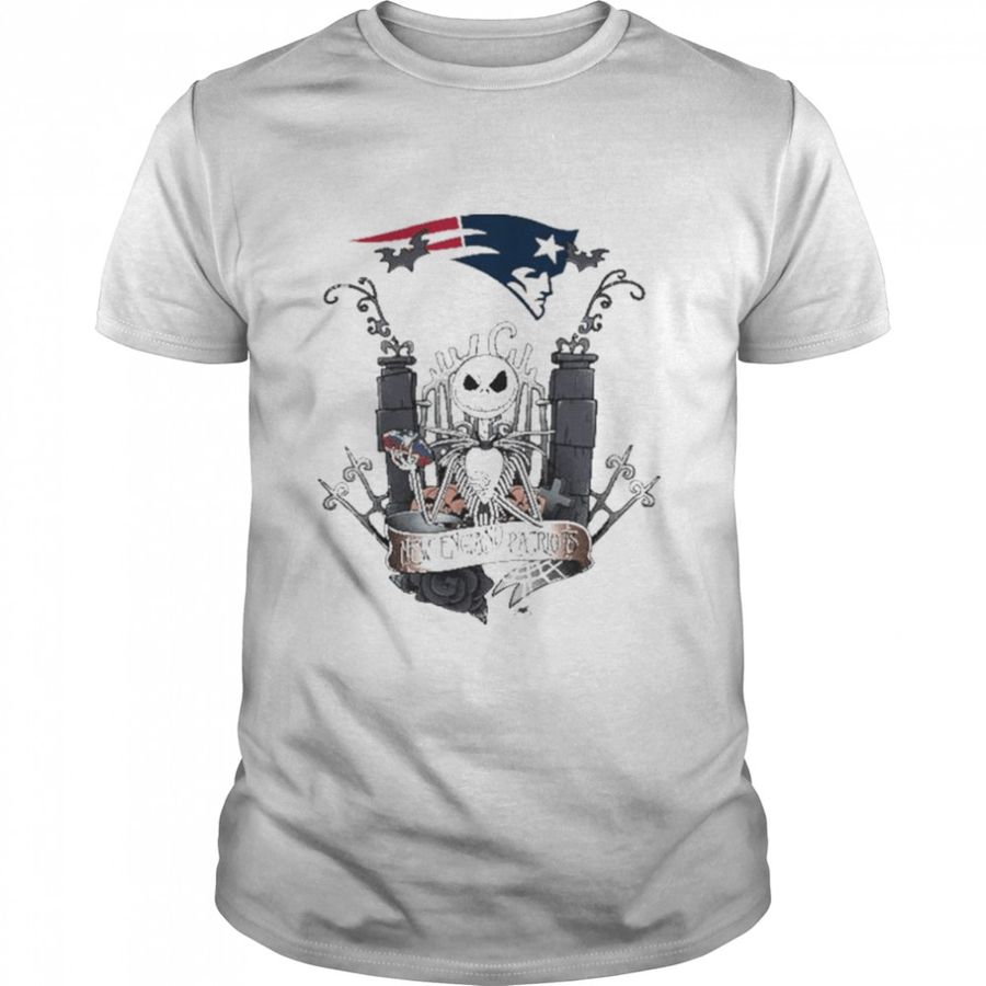 Jack Skellington The Nightmare New England Patriots Shirt