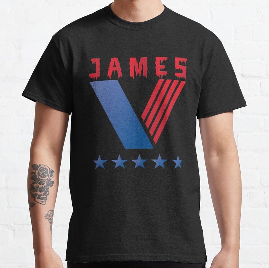 Jame Name With USA Logo Classic T-Shirt