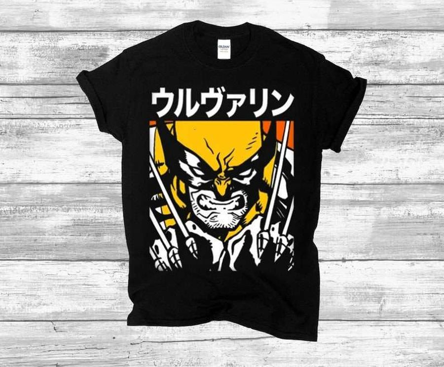 Japanese Wolverine T Shirt Xmen