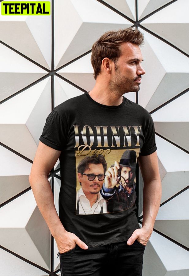 Johnny Depp Retro Design T Shirt