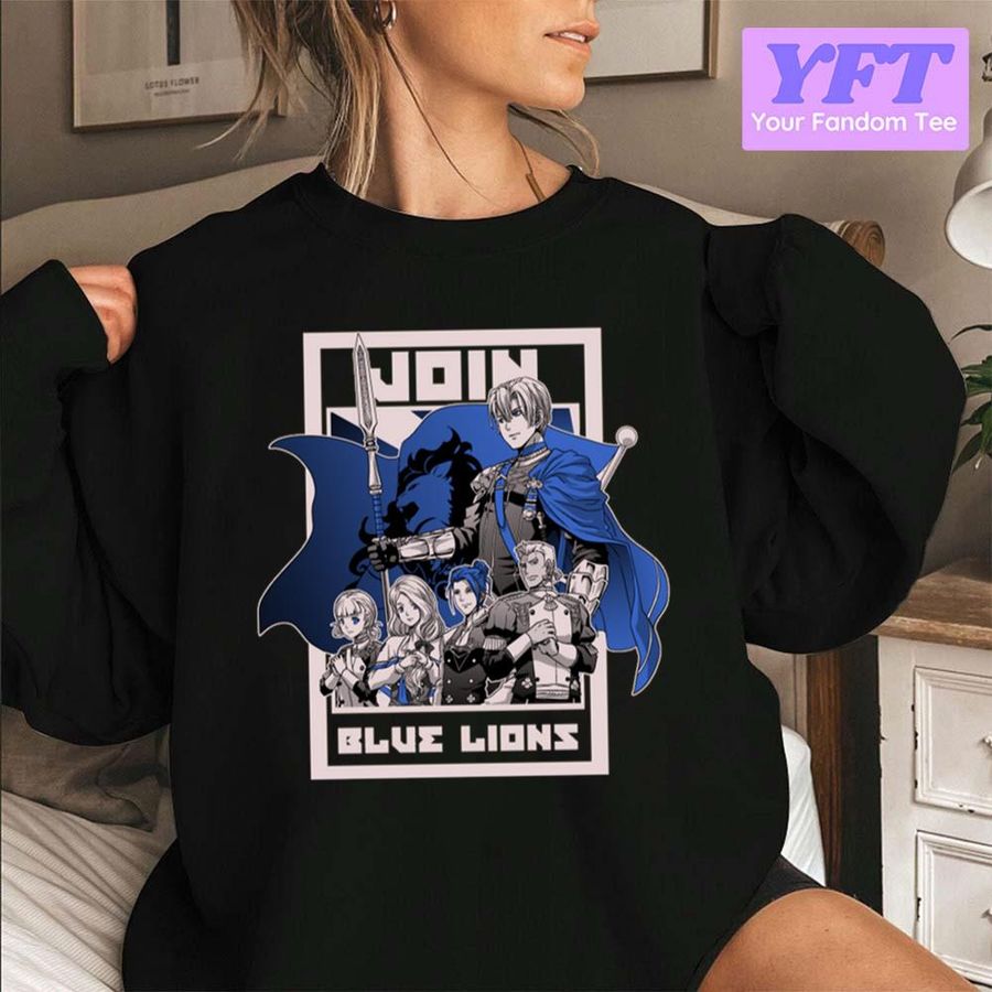 Join Blue Lions Anime Art Ashen Wolves Unisex Sweatshirt