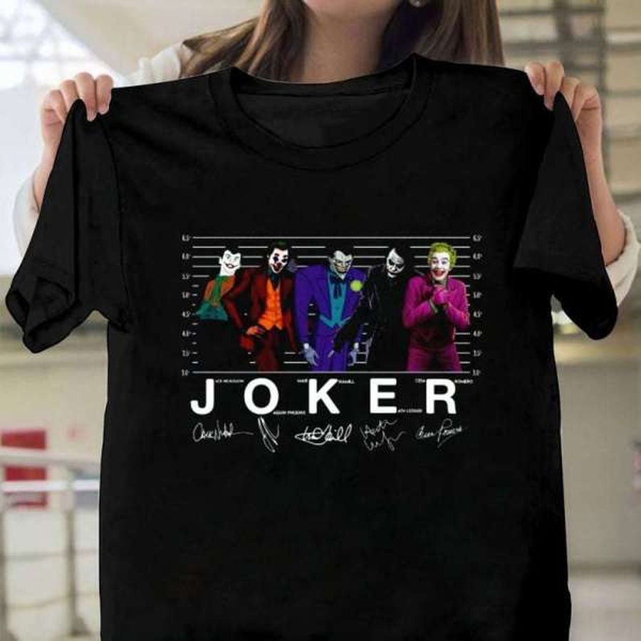 Joker Signatures T Shirt Merch