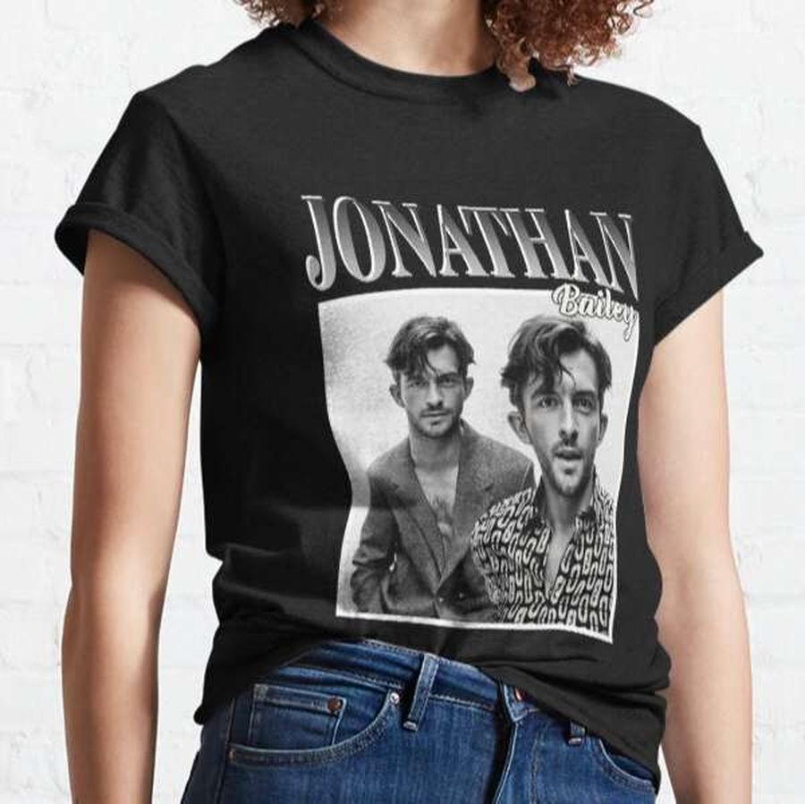 Jonathan Bailey Film Actor Bridgerton Movie T Shirt