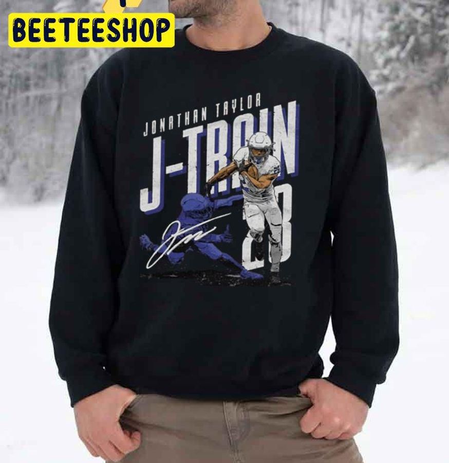 Jonathan Taylor J  Train Signature Football Player Trending Unisex Sweatshirt