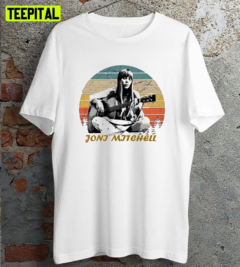 Joni Mitchell Ladies Canyon Rock Music Retro Design T Shirt