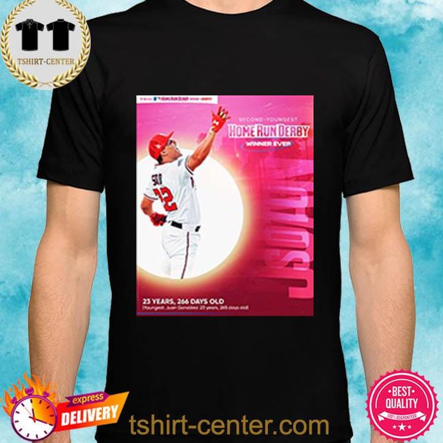 Juan Soto Is The Second Youngest Home Run Derby Champions 2022 Shirt
