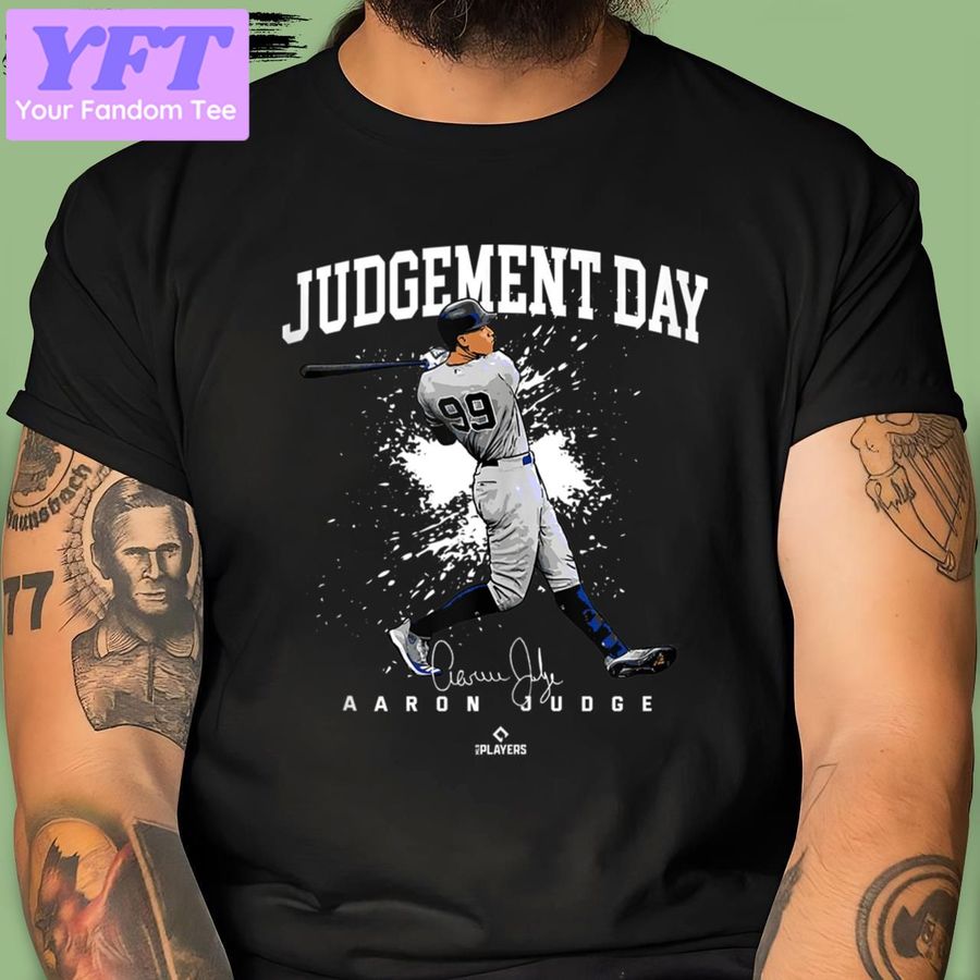 Judgement Day New York Mlbpa Baseball Player Aaron Judge New Design T Shirt