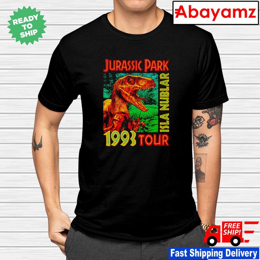 Jurassic Park Isla Nublar 1993 Tour shirt
