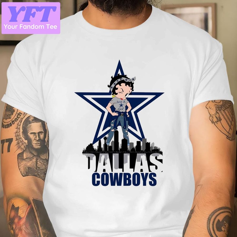 Just A Girl Who Love Dallas Cowboys New Design T Shirt