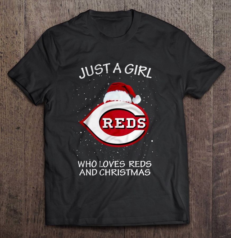 Just A Girl Who Loves Reds And Christmas Gift Top