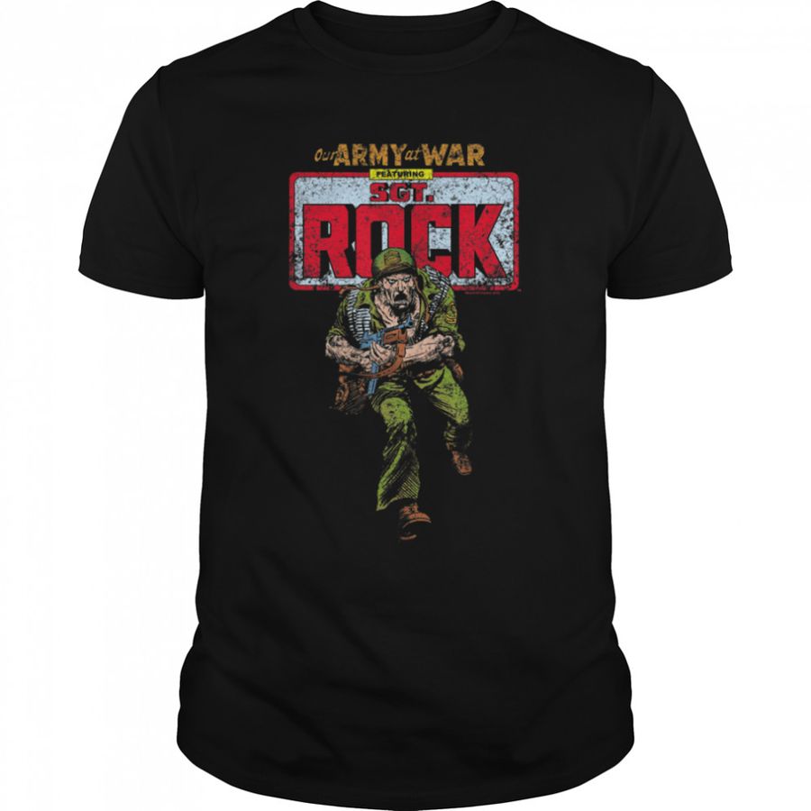 Justice League Sgt. Rock T Shirt B07P8BRDWY