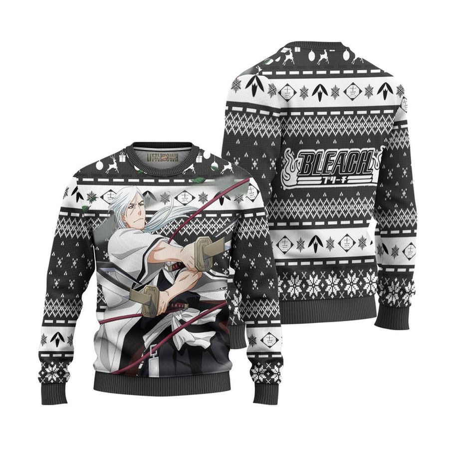 Juushiro Ukitake Ugly Christmas Sweater Custom Bleach Anime Xmas Gift