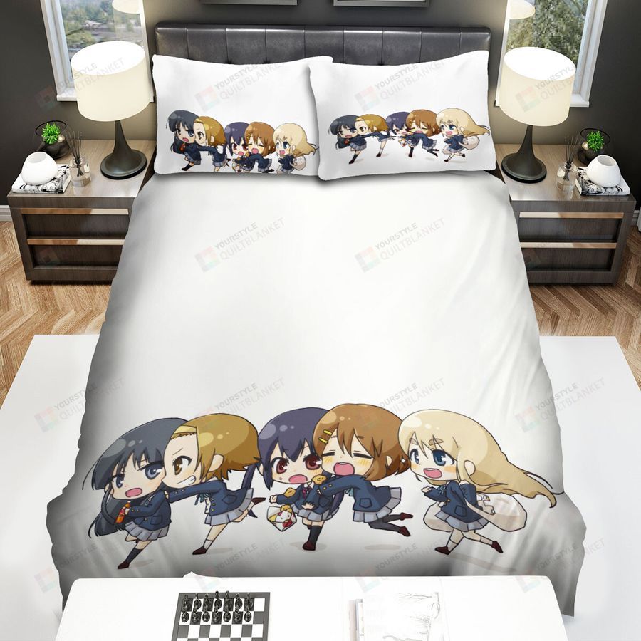 K-On, Cute Style Art Bed Sheets Spread Duvet Cover Bedding Sets