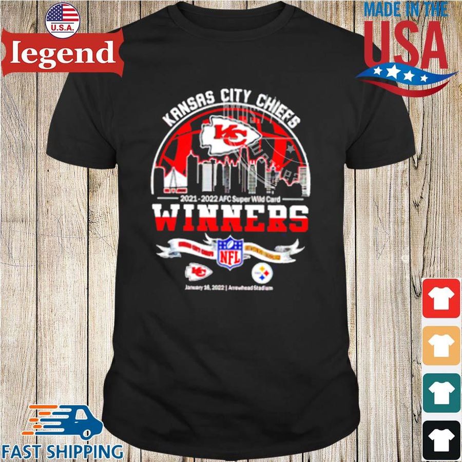 Kansas City Chiefs 2021 2022 AFC Super Wild Card Winners NFL Divisional shirt