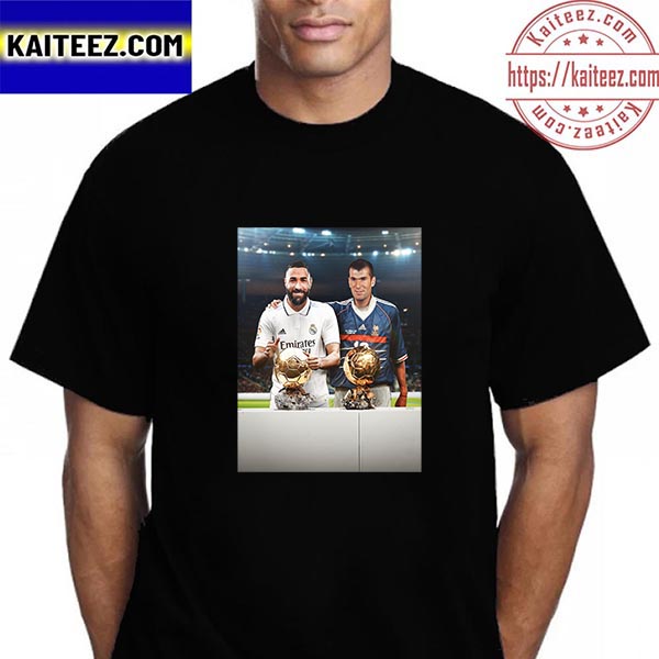Karim Benzema Win The Ballon D'or 2022 Since Zidane In 1998 Vintage T Shirt