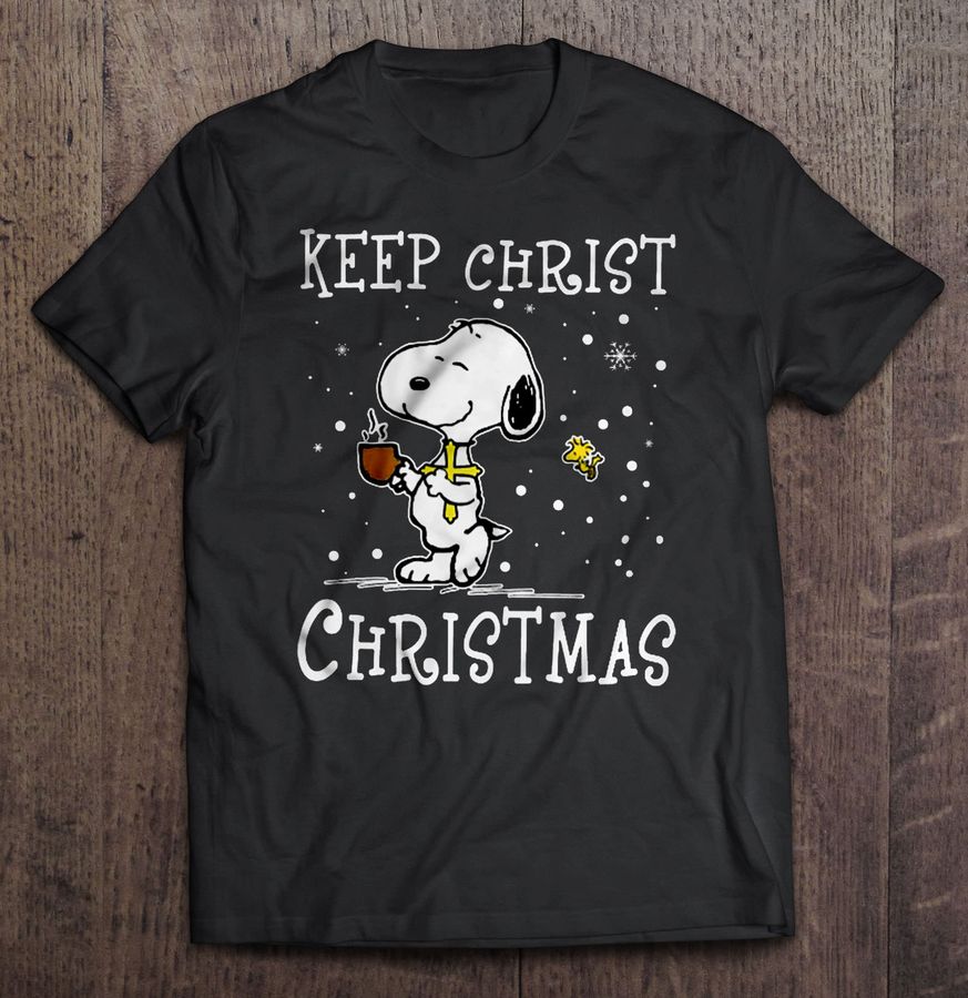 Keep Christ Christmas Snoopy Tshirt