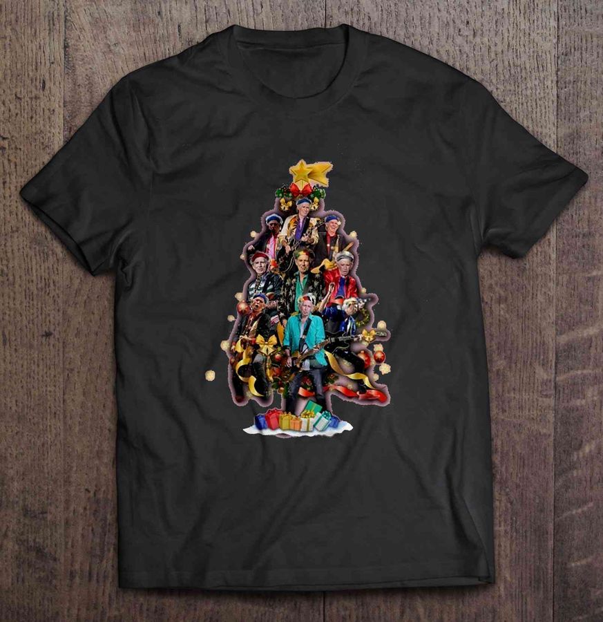Keith Richards Christmas Tree Shirt