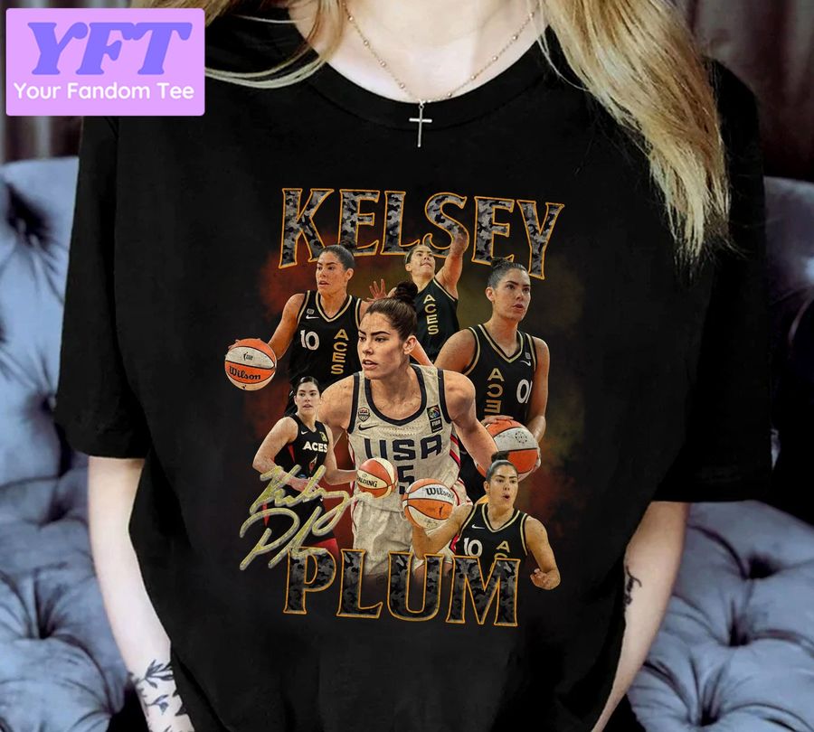 Kelsey Plum 90S Raise The Stakes Wnba La Aces Basketball Player Unisex T Shirt