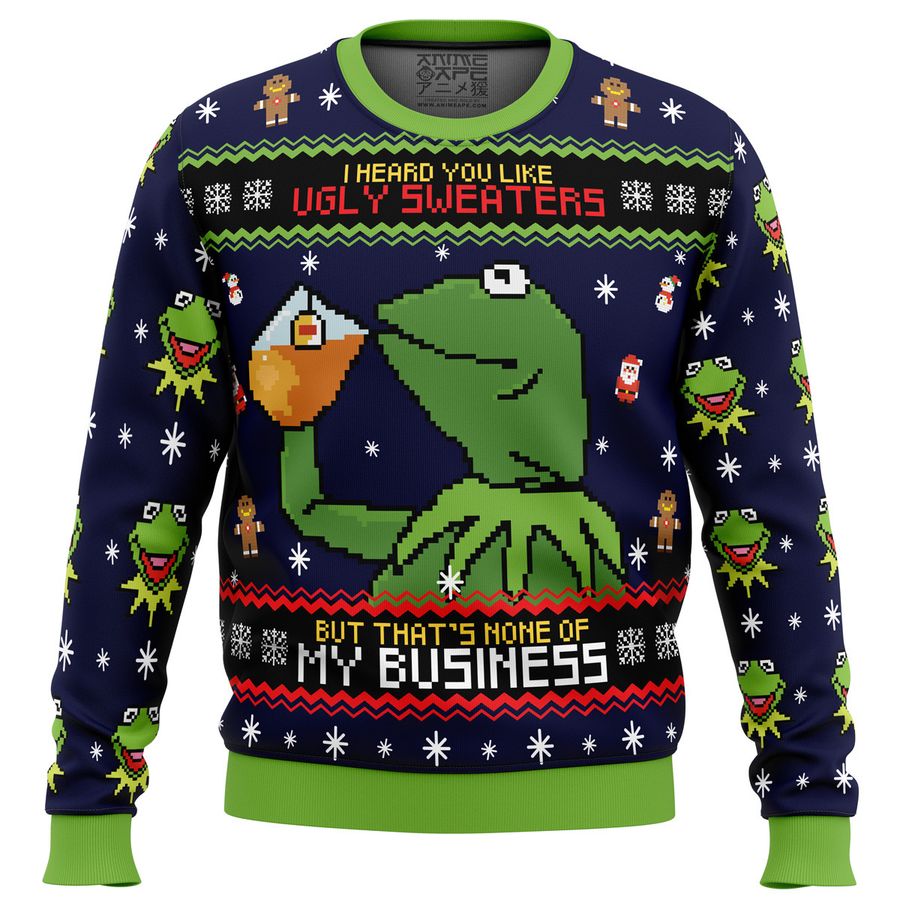 Kermit the Frog Ugly Sweater