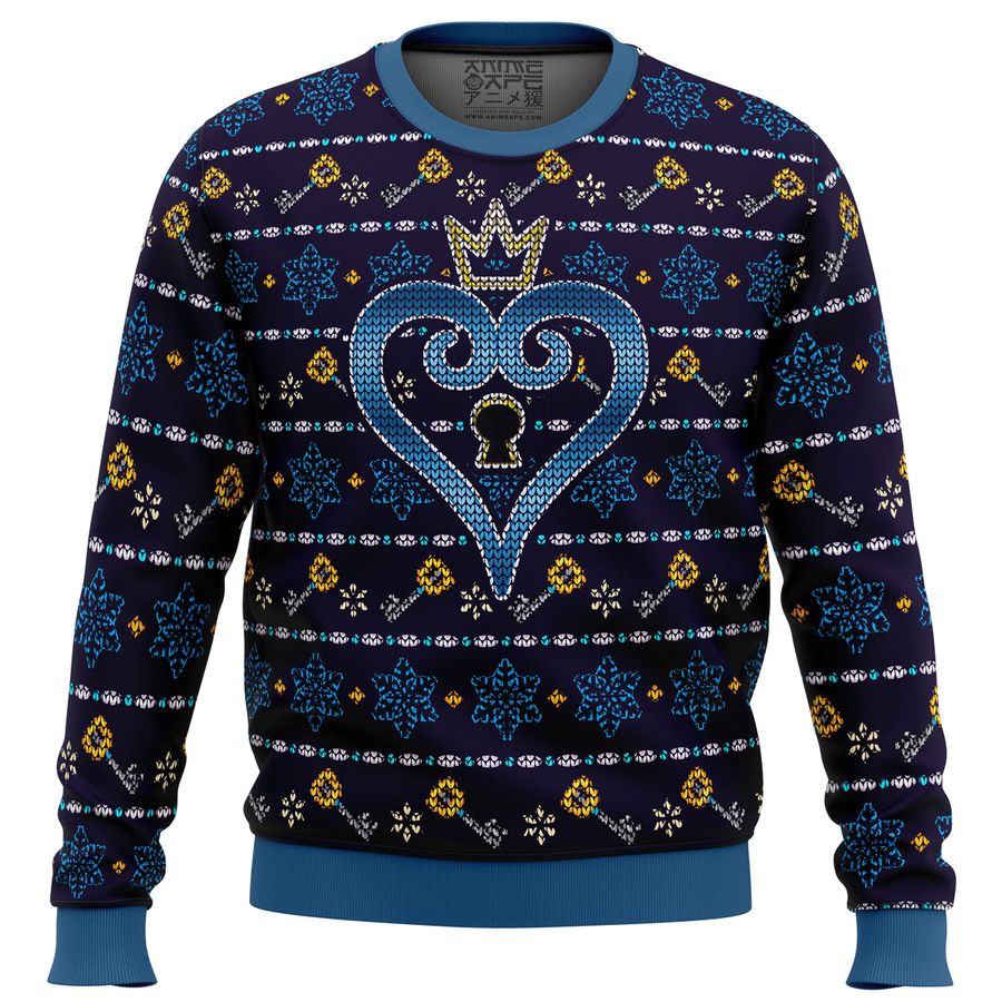 Keyblade Sora Kingdom Hearts Ugly Sweater Gifts, Keyblade Sora Kingdom Hearts Gift Fan Ugly Sweater