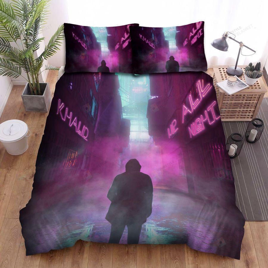 Khalid Up All Night Cover Bed Sheets Spread Comforter Duvet Cover Bedding Sets