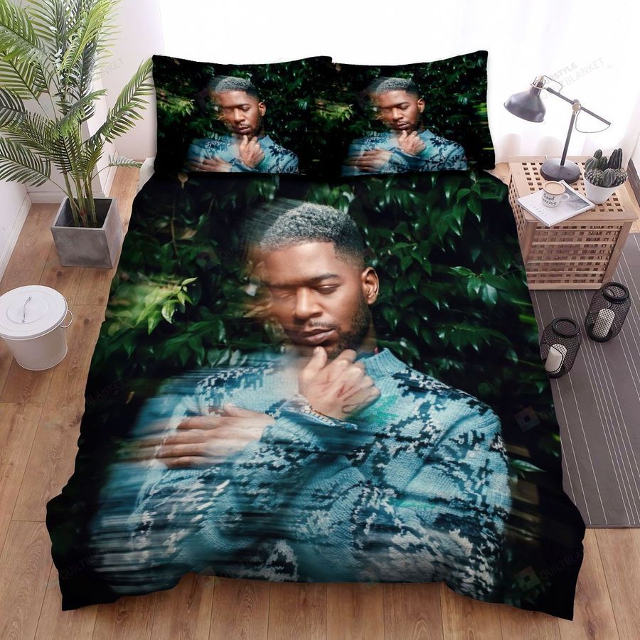 Kid Cudi Cool Photoshoot Bed Sheets Spread Comforter Duvet Cover Bedding Sets